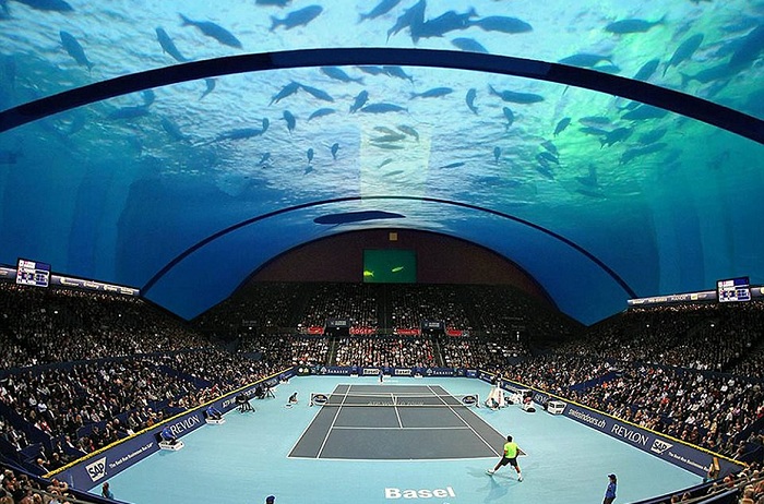 В Дубае построят первый в мире теннисный корт под водой