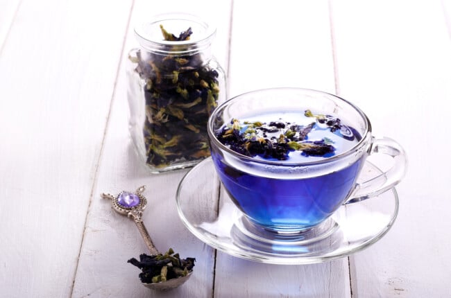 Синий чай - новый тренд в Instagram